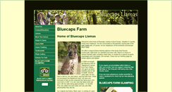 Desktop Screenshot of bluecapsllamas.co.uk